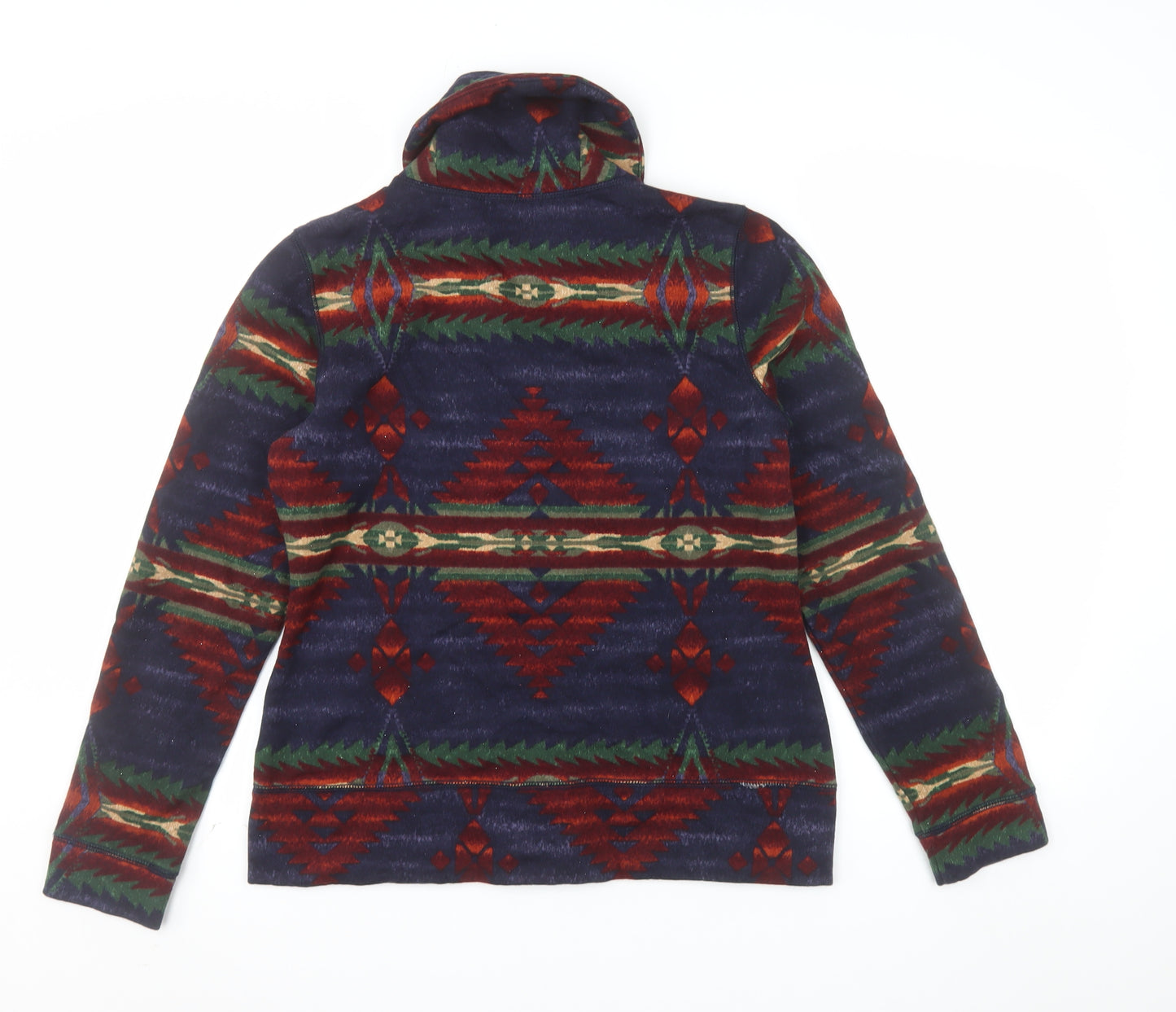 Lauren Ralph Lauren Women’s Multicoloured Aztec Cardigan Hoodie M Cotton Blend
