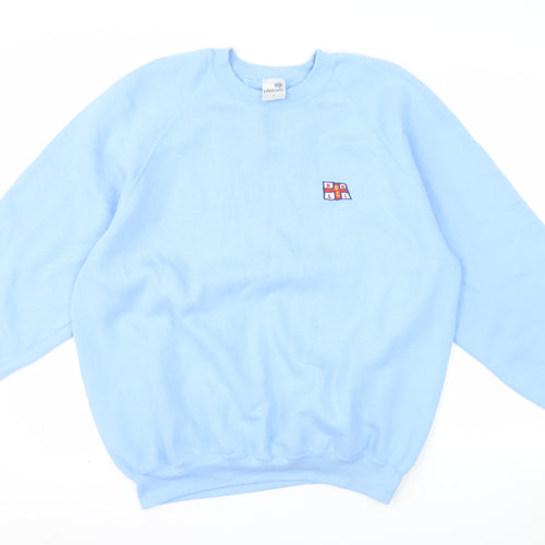 Lifeboats Men's Blue XL Crew Neck Pullover Sweatshirt