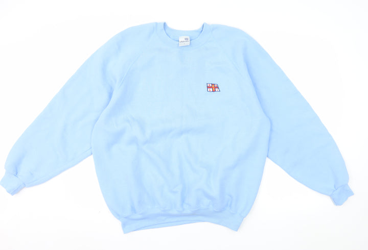 Lifeboats Men's Blue XL Crew Neck Pullover Sweatshirt