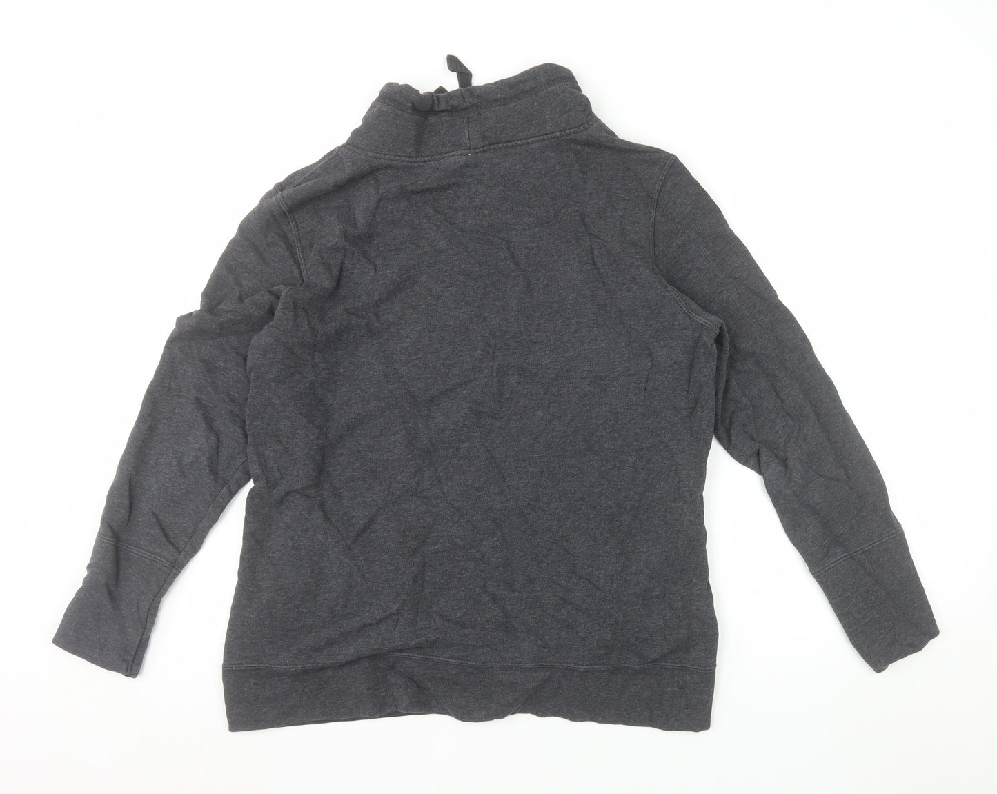 Puma Women Dark Grey XL Pullover Sweatshirt with Logo Design
