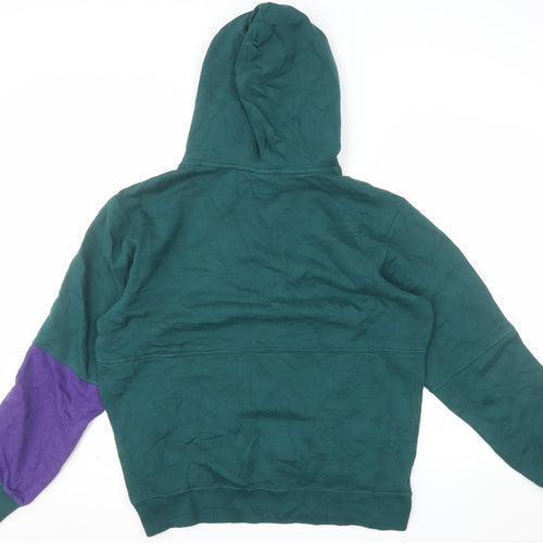 Nike Men's Green Pullover Hoodie M Sports Fleece Hooded Sweatshirt