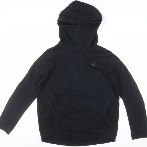 Nike Men's Black Pullover Hoodie Medium Regular Fit Sportswear