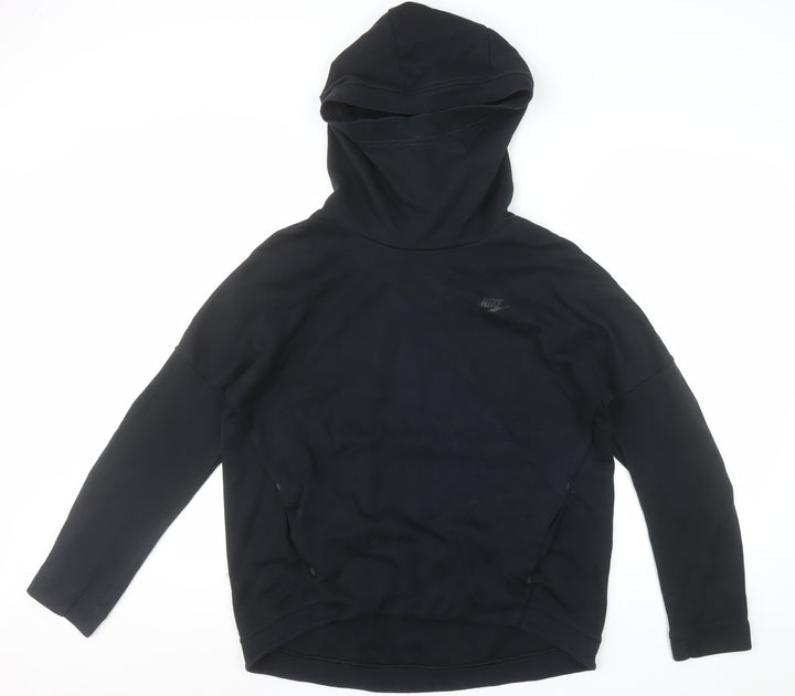 Nike Men's Black Pullover Hoodie Medium Regular Fit Sportswear