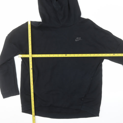 Nike Men's Black Pullover Hoodie Medium Regular Fit Sportswear
