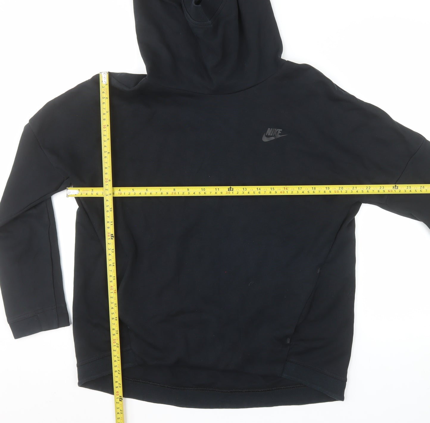 Nike Men's Black Pullover Hoodie Medium Regular Fit Sportswear