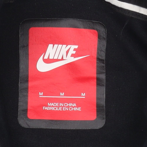 Nike Men's Black Pullover Hoodie Medium Regular Fit Sportswear