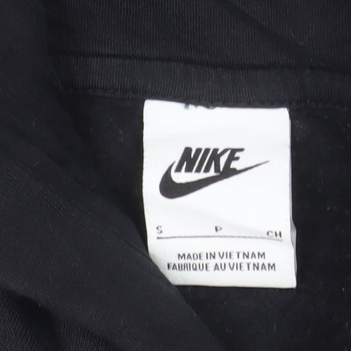 Nike Men's Black Pullover Hoodie Small Regular Fit Fleece Sportswear