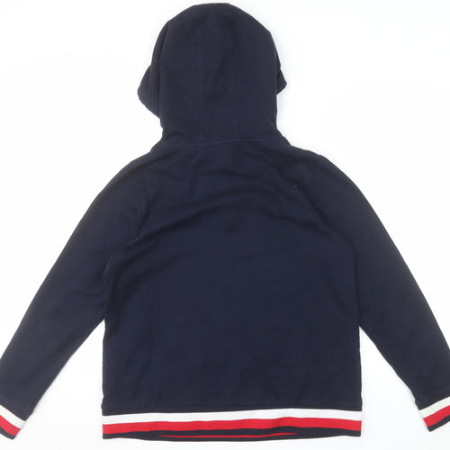 Tommy Hilfiger Women's Navy Pullover Hoodie Size L Classic Fit