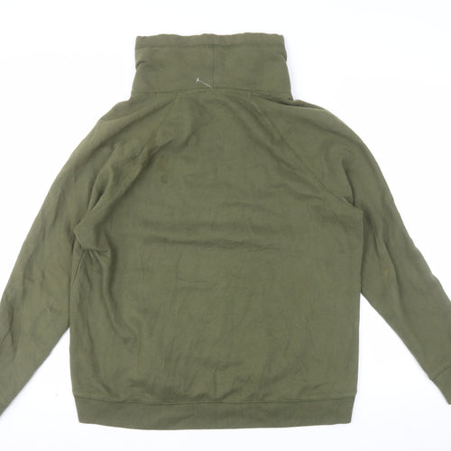 Calvin Klein Jeans Women’s Green Pullover Sweatshirt M Cotton Blend
