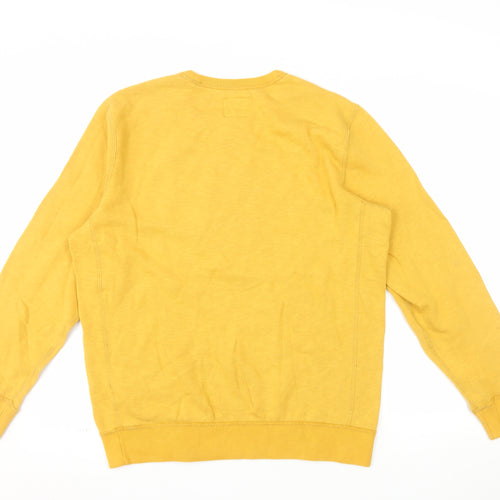 Abercrombie & Fitch Men’s Yellow Crew Neck Sweatshirt M