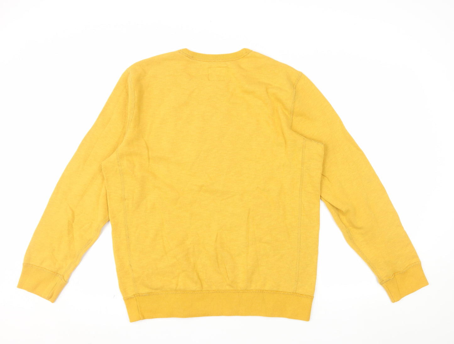 Abercrombie & Fitch Men’s Yellow Crew Neck Sweatshirt M