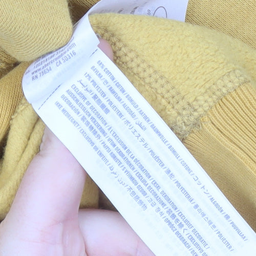 Abercrombie & Fitch Men’s Yellow Crew Neck Sweatshirt M