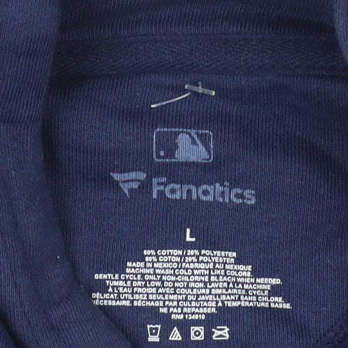 Fanatics Men’s Blue BelieveLand Pullover Hoodie Size L