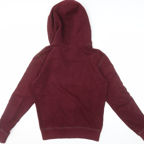 American Eagle Men's Red Full Zip Hoodie Size S Athletic Fit