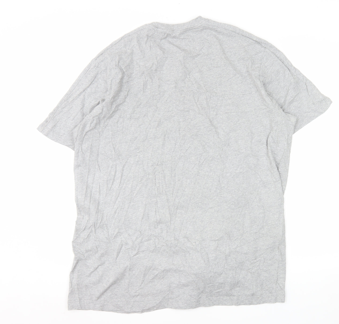 Adidas Men's Grey 2XL Crew Neck Short Sleeve Sports T-Shirt