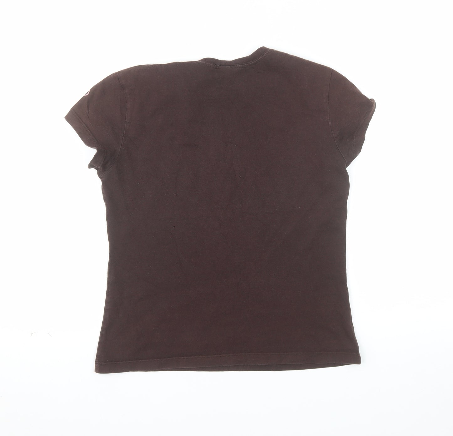 Rip Curl Womens Brown Hawaii Surf Graphic T-Shirt Size S