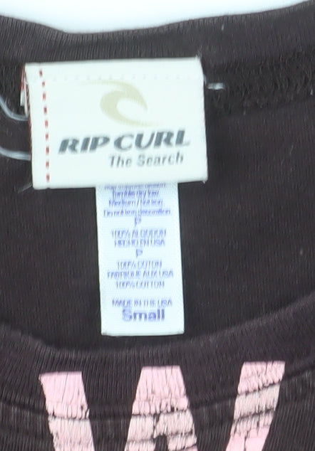 Rip Curl Womens Brown Hawaii Surf Graphic T-Shirt Size S