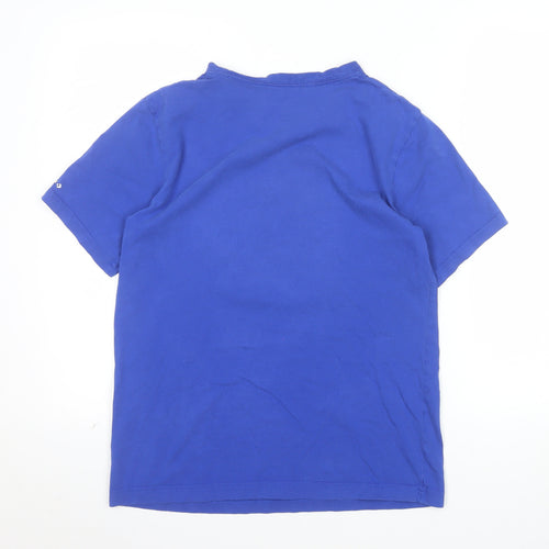 Converse Blue XL Teen Crew Neck Graphic Cotton T-Shirt