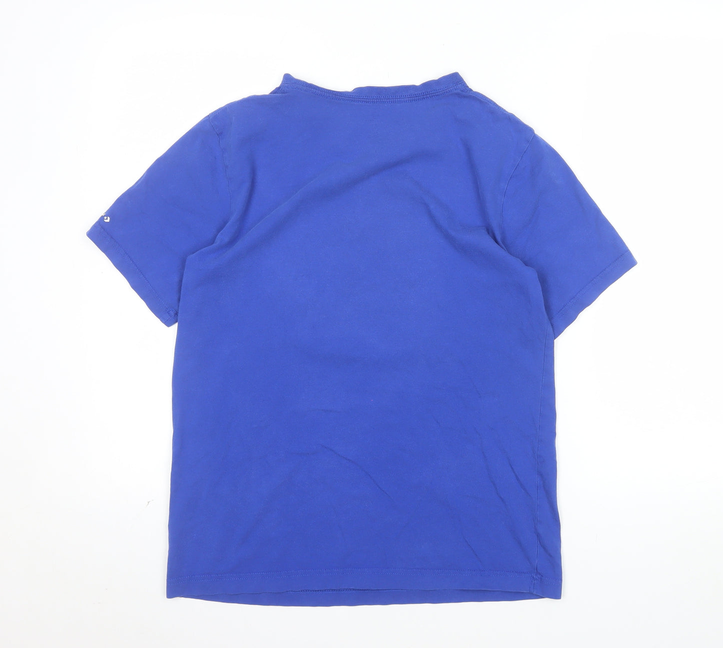 Converse Blue XL Teen Crew Neck Graphic Cotton T-Shirt
