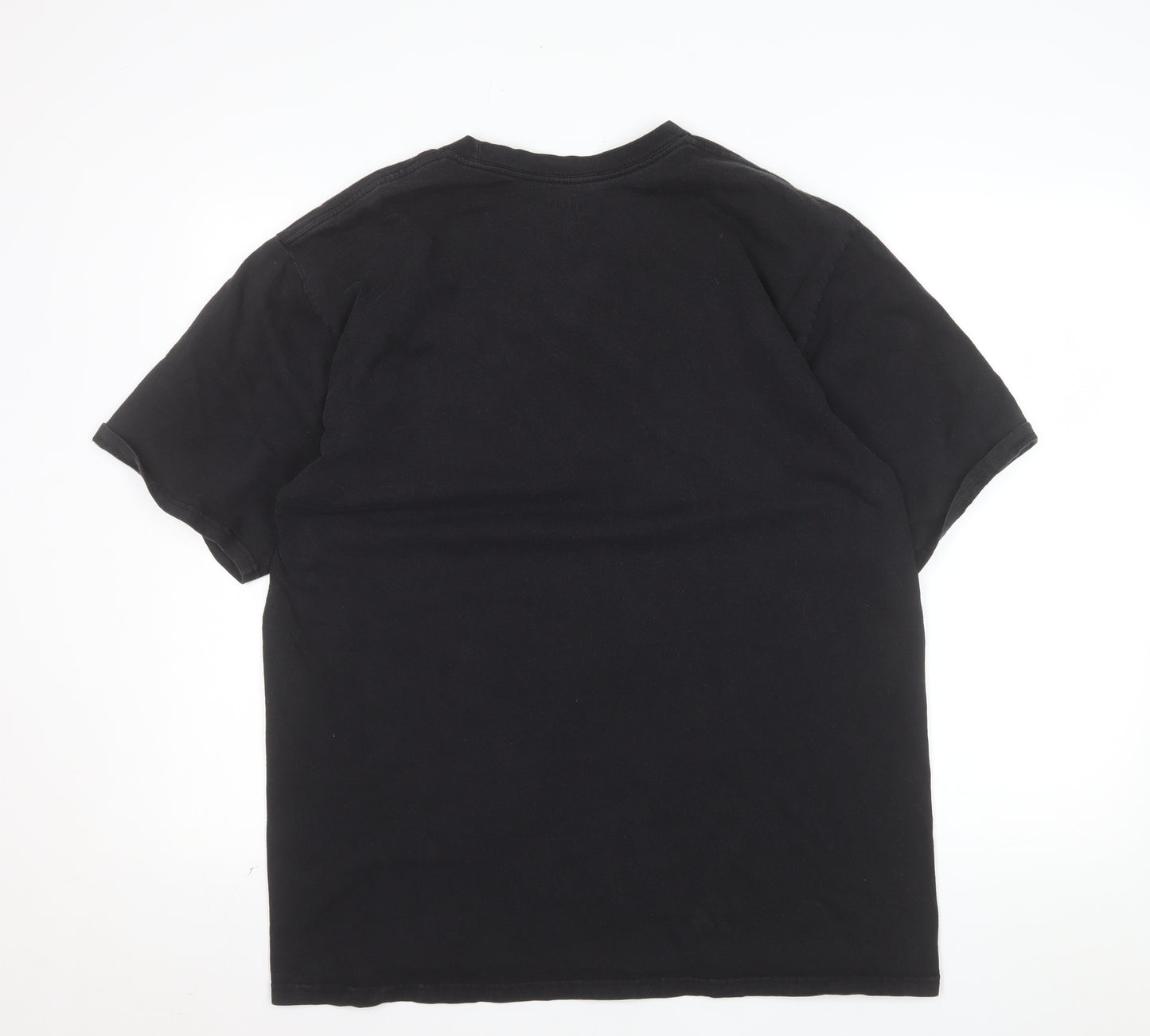 Reebok Men’s Black XL Sports Graphic Cotton T-Shirt