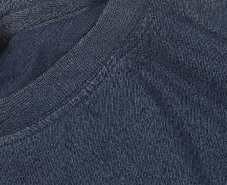 Esprit Sport Men’s Blue XL Crew Neck Short Sleeve Cotton T-Shirt