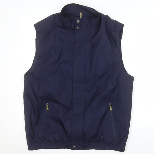 North End Men's Blue Regular Fit Polyester Bodywarmer Size M