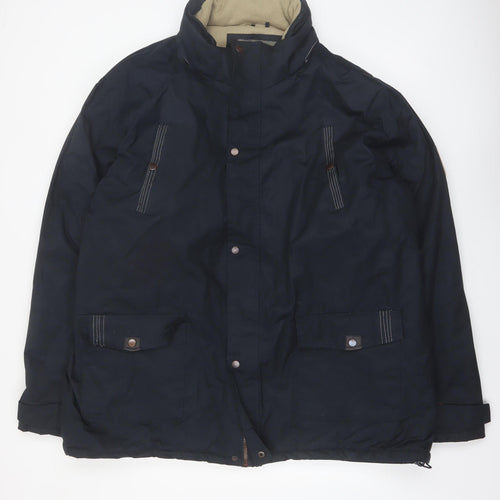 Atlas For Men Navy 4XL Winter Parka Jacket Men's Outdoor Coat