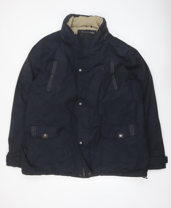 Atlas For Men Navy 4XL Winter Parka Jacket Men's Outdoor Coat