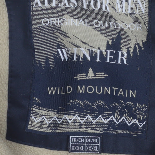 Atlas For Men Navy 4XL Winter Parka Jacket Men's Outdoor Coat