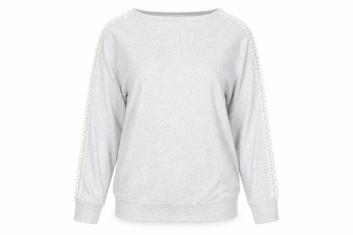 Dorothy Perkins Women’s Grey Maternity Lace Trim Jumper Size 6
