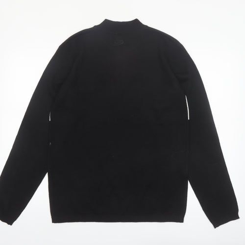 Crane Bike Men's Black Medium Half Zip Cycling Jumper