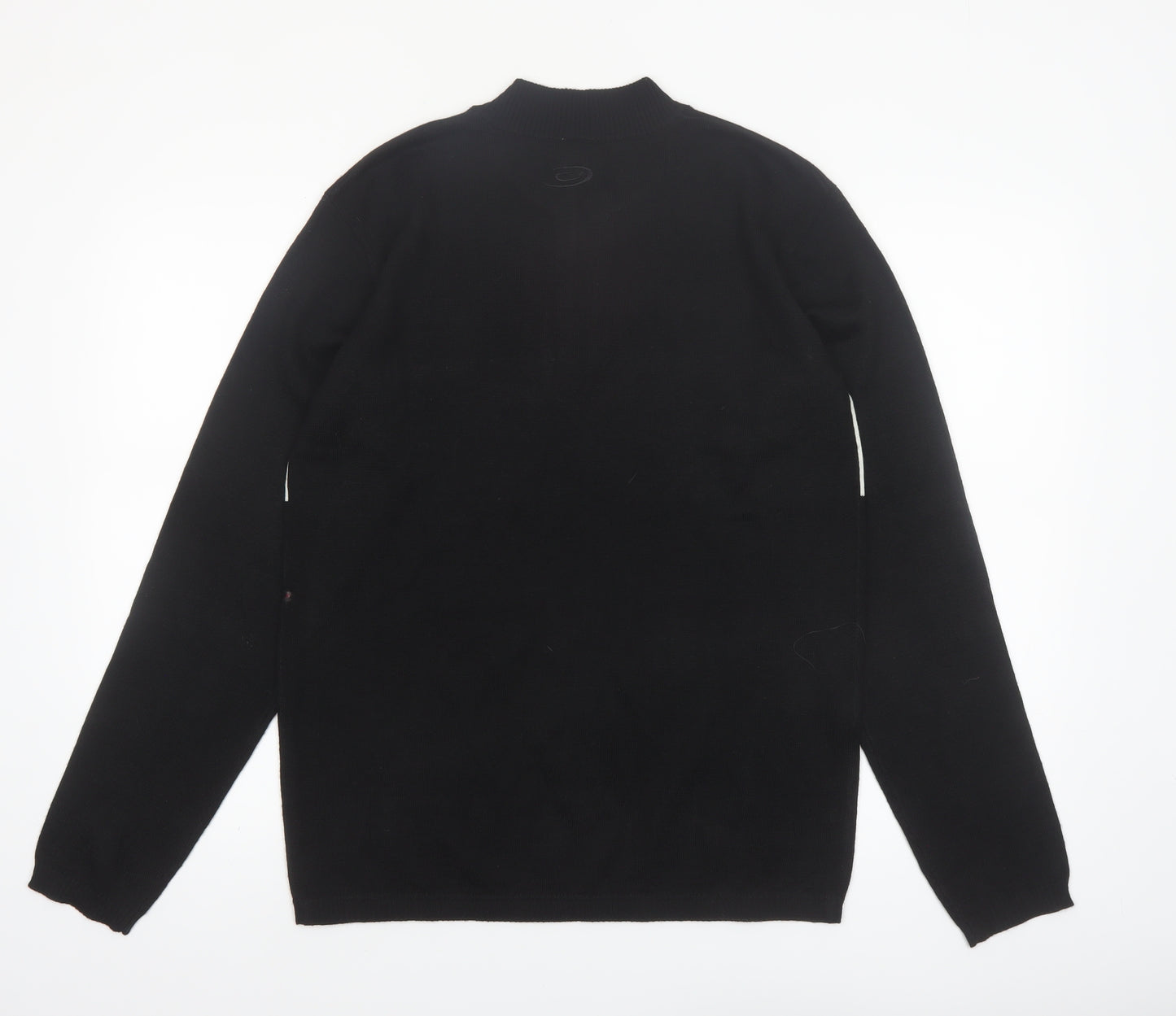 Crane Bike Men's Black Medium Half Zip Cycling Jumper