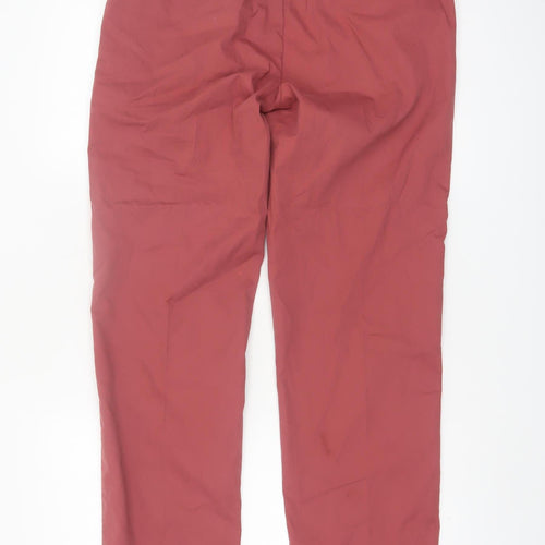 Marks and Spencer Blue Harbour Men's Red Chino Trousers 30x33 Regular Fit