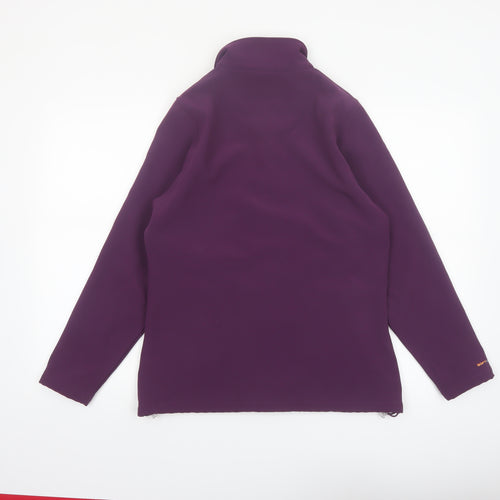 Regatta Women’s Purple Softshell Zip Jacket Size 12 Windproof Outdoor