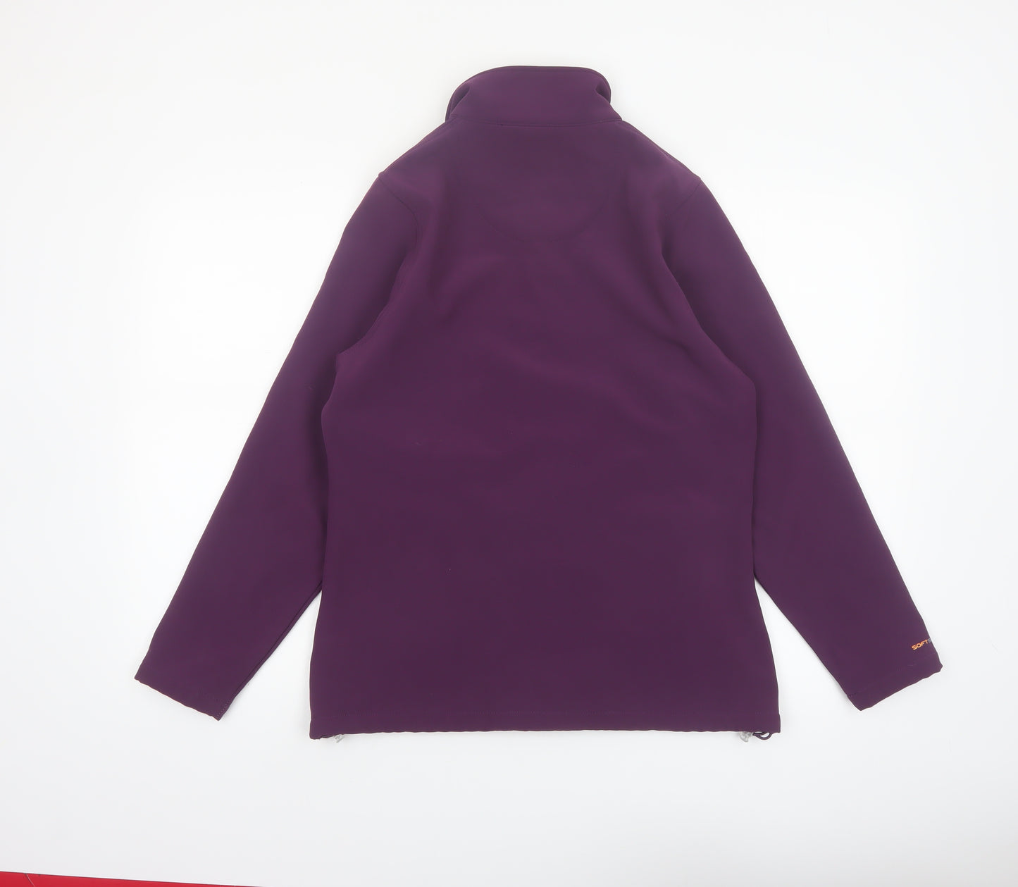 Regatta Women’s Purple Softshell Zip Jacket Size 12 Windproof Outdoor