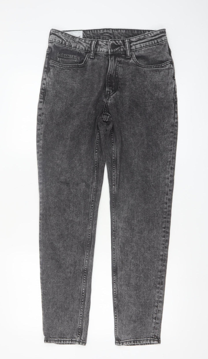 H&M Men's Grey Regular Tapered Denim Jeans 30W 32L