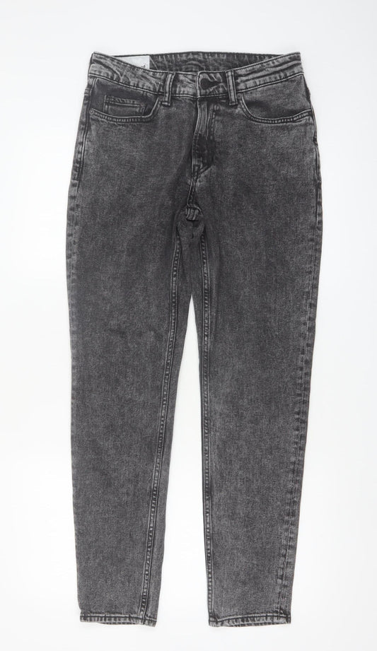 H&M Men's Grey Regular Tapered Denim Jeans 30W 32L