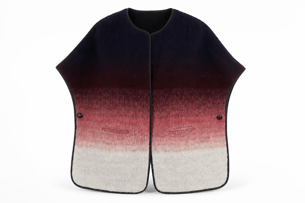 Marks & Spencer Women’s Multicoloured Size 12-14 Wool Blend Cape