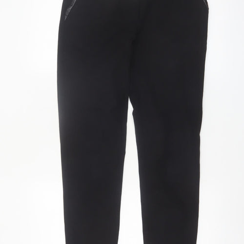 BOSS Women's Black Size 8 Slim Fit Tailored Trousers