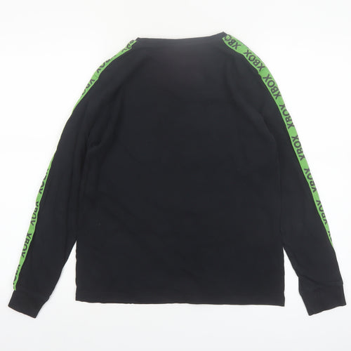 Next Boys Black Xbox Long Sleeve Cotton T-Shirt 12 Years
