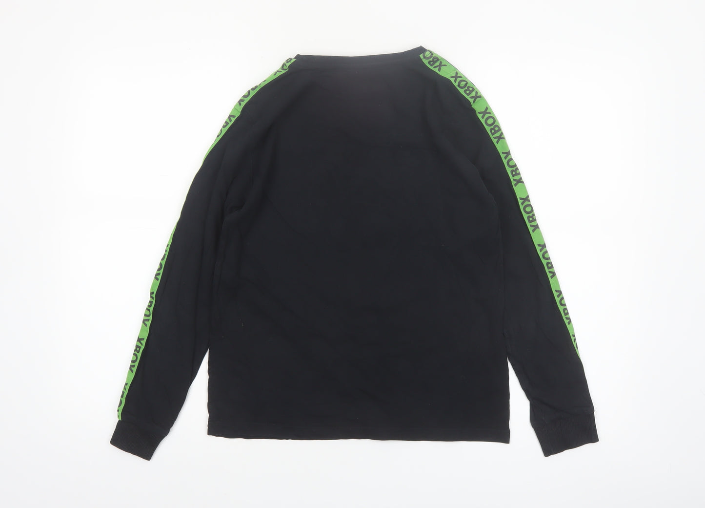 Next Boys Black Xbox Long Sleeve Cotton T-Shirt 12 Years