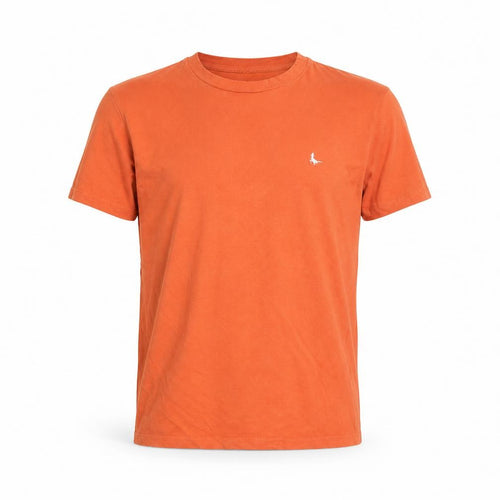 Jack Wills Mens Orange XS Slim Fit Cotton Crew Neck T-Shirt