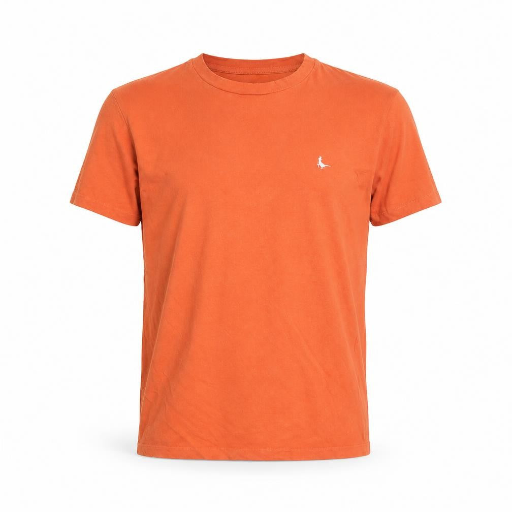 Jack Wills Mens Orange XS Slim Fit Cotton Crew Neck T-Shirt