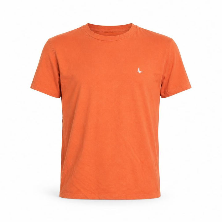 Jack Wills Mens Orange XS Slim Fit Cotton Crew Neck T-Shirt