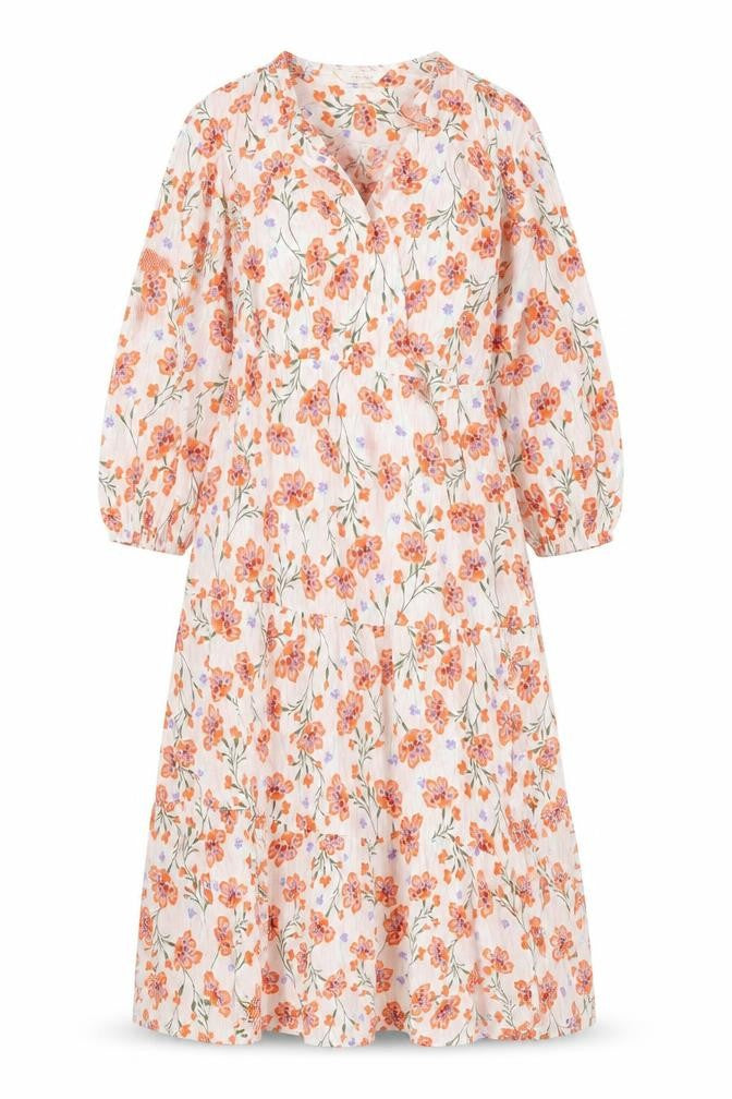 Marks and Spencer Per Una Women's Multicoloured Floral Midi A-Line Dress Size 6