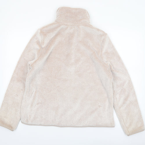 Equestrian Women’s Beige Fleece Pullover Sweatshirt Size 16/18