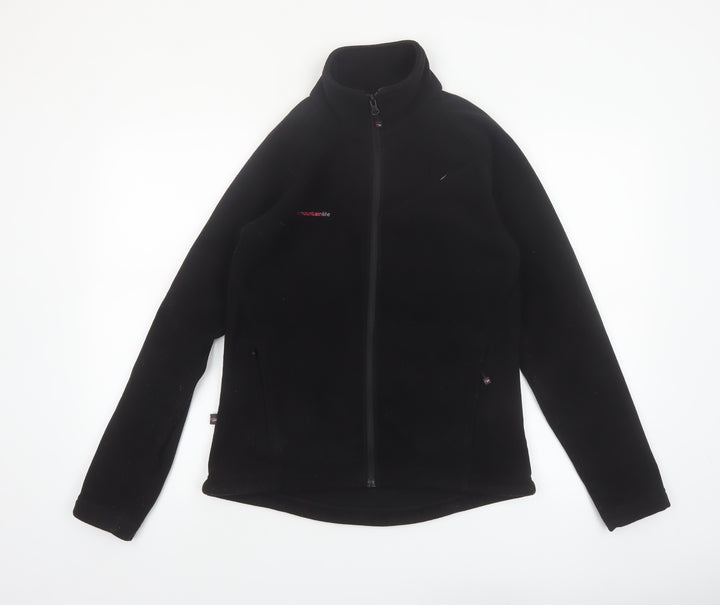 Mountain Life Women's Black Fleece Full Zip Jacket Size 8