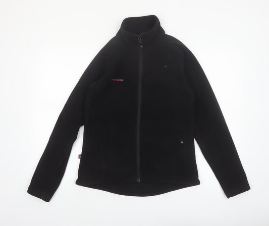 Mountain Life Women's Black Fleece Full Zip Jacket Size 8
