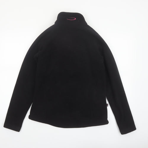 Mountain Life Women's Black Fleece Full Zip Jacket Size 8
