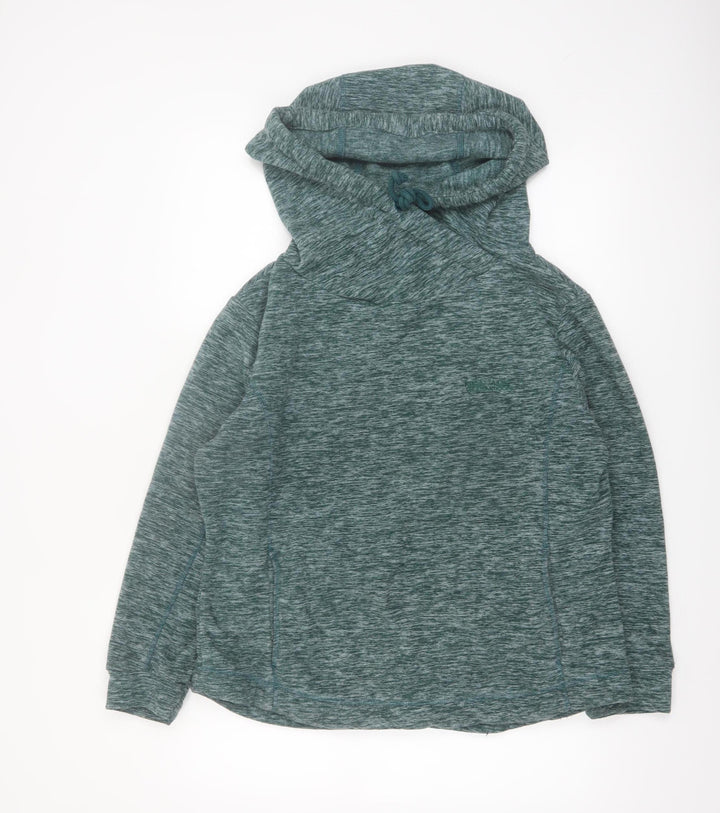 Regatta Great Outdoors Women’s Green Pullover Hoodie UK 16 Polyester